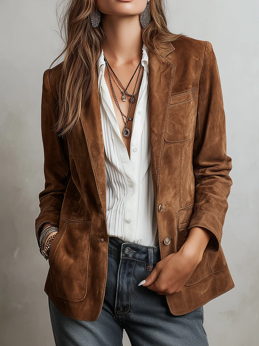 Marcella | Blazer Vintage Café